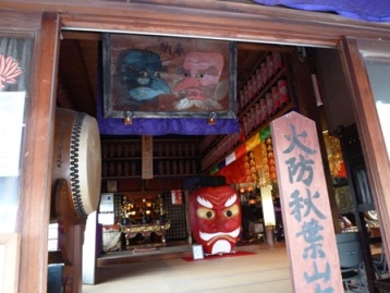 舘山寺の赤天狗